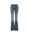 Golden Goose Bootcut Denim Jeans In Blue