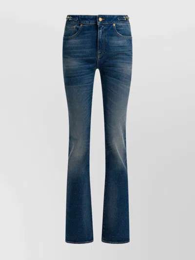 GOLDEN GOOSE BOOTCUT DENIM TROUSERS FEATURING FIVE POCKETS