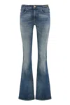 Golden Goose Bootcut Jeans With Vintage Wash In Blue