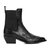 Golden Goose Debbie Beatles Ankle-length Cow Leather Boots In Black