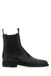 Golden Goose Streamlined Leather Chelsea Ankle Boots In Black