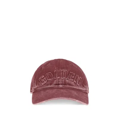 Golden Goose Bordeaux Cotton Cap (baseball Hat) In Blue