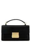 Golden Goose Venice Small Bag In Black Palmellate Leather And Gold Details