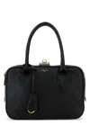 Golden Goose Life Black Sheepskin Bag And Gold Details