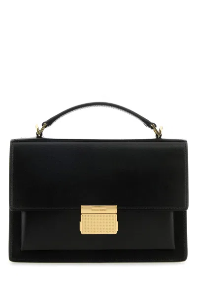 GOLDEN GOOSE GOLDEN GOOSE DELUXE BRAND BLACK LEATHER VENEZIA HANDBAG
