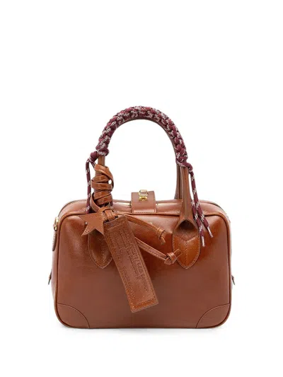 Golden Goose Borsa Vita Con Tracolla E Dettaglio Cordino In Purple