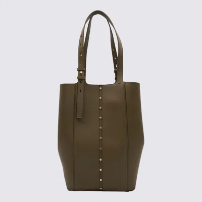 GOLDEN GOOSE GOLDEN GOOSE BROWN LEATHER TOTES