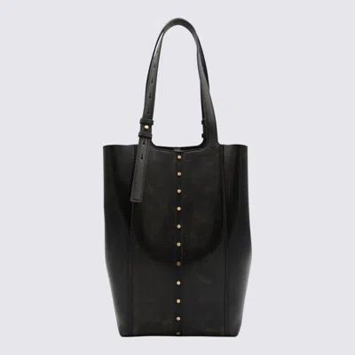 GOLDEN GOOSE GOLDEN GOOSE BLACK LEATHER TOTES