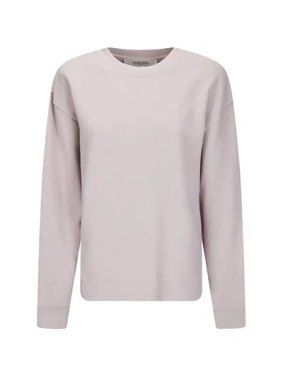 Golden Goose Boxi Logo-patch Sweatshirt In Pink