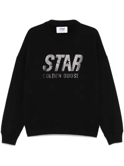 GOLDEN GOOSE BOXY SWEATSHIRT WITH ICONIC LOGO