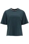 Golden Goose Boxy T-shirt With In Black