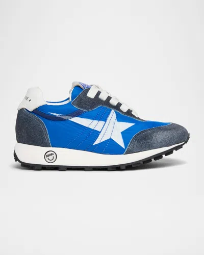 GOLDEN GOOSE BOY'S RUNNING MARATHON NYLON SNEAKERS, TODDLERS/KIDS