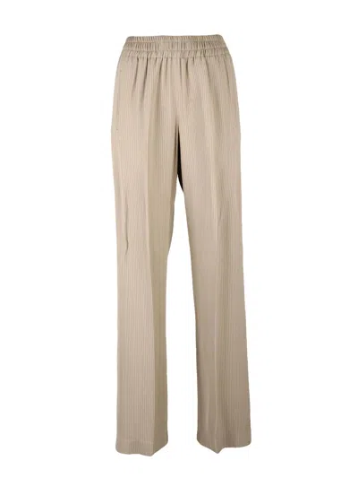 Golden Goose Brittany Pajama Trousers Beige In Brown
