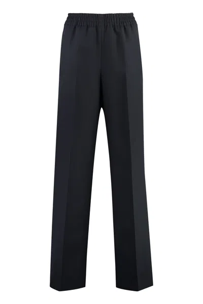 Golden Goose Brittany Wool Blend Trousers In Black