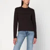 Golden Goose Wool Sweater With Button Detail In Brown