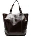 Golden Goose Leather Tote Bag Adjustable Strap In Brown