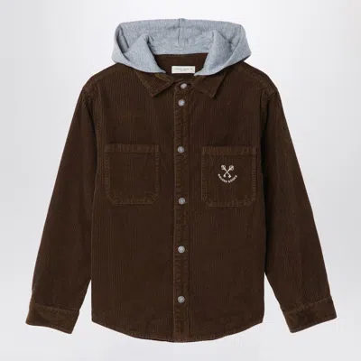 Golden Goose Kids' Brown Shirt For Boy With Logo