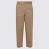 Golden Goose Skate Chino Trousers Belt Loops In Brown