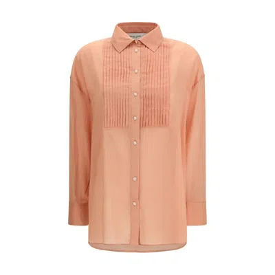 Golden Goose Shirts Pink In Orange