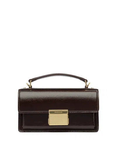 Golden Goose Brown Cow Leather Handbag