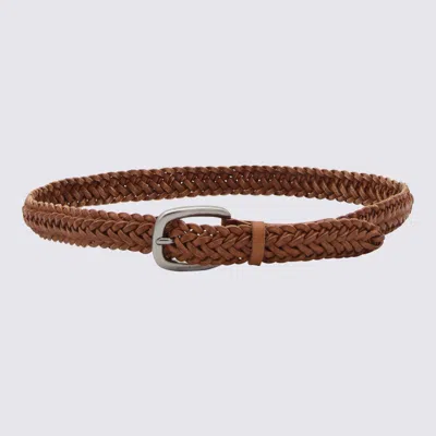 Golden Goose Brown Leather Belt