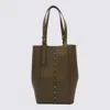 Golden Goose Studded Detail Adjustable Strap Tote Bag In Brown