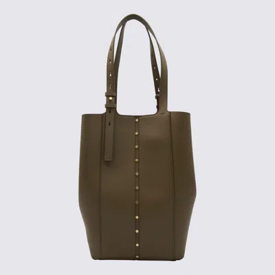 GOLDEN GOOSE BROWN LEATHER TOTES