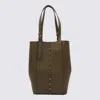 Golden Goose Studded Detail Adjustable Strap Tote Bag In Sand