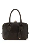 Golden Goose Brown Leather Vita Handbag In Brown