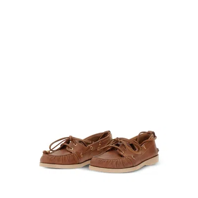 GOLDEN GOOSE GOLDEN GOOSE BROWN LOAFERS WOMEN
