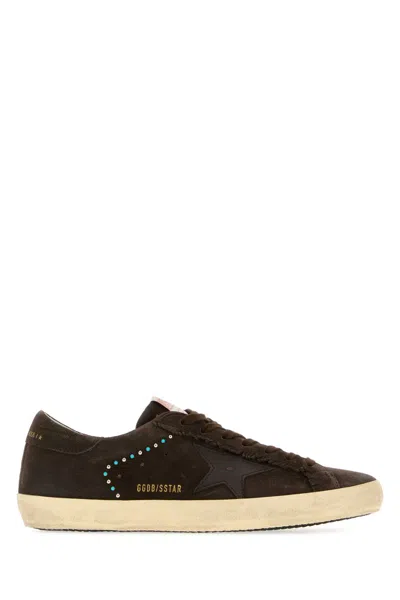 Golden Goose Suede Super-star Sneakers Rubber Sole In Multi