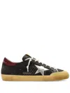 Golden Goose Brown Super Star Sneakers In Black