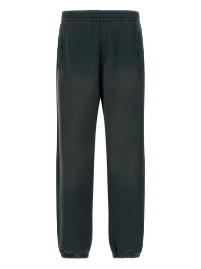 Golden Goose Brushed-cotton Track Pants In Black