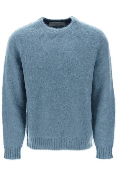 GOLDEN GOOSE BRUSHED MOHAIR AND WOOL BLEND SWEATER FOR MEN