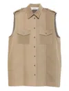 Golden Goose Journey Osanne Shirt Dress Clothing In Neutral