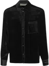 Golden Goose Viscose And Silk Shirt In Black