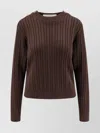 Golden Goose Brown Wool Blend Sweater In Brown