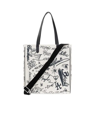 Golden Goose California Journey Tote Bag In White