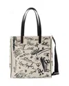 Golden Goose California Tote Bag -  - White/black - Leather In White