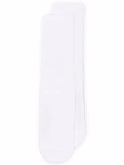 Golden Goose Calze Stone Star Con Strass In White