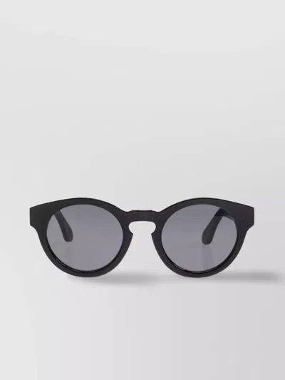Golden Goose Cameron Panthos Round Frame Sunglasses With Dark Lenses In Black