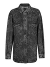Golden Goose Denim Shirt In Black