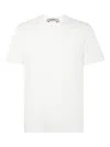 Golden Goose Golden Ms Regular T-shirt Distressed Cotton Jerse In Blanco