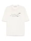 Golden Goose Men's Hand Writing T-shirt In White