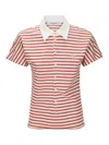 Golden Goose Journey Stripe Slim Fit Cotton Polo