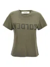 Golden Goose Deluxe Brand Army Green Cotton Doris T Shirt In Green