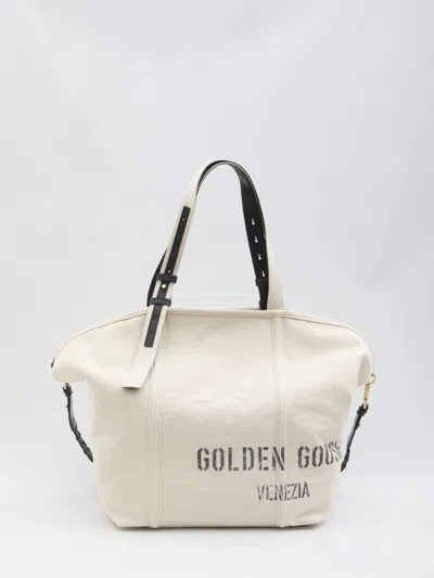 GOLDEN GOOSE GOLDEN GOOSE CANVAS SHOPPING BAG
