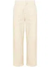 Golden Goose Canvas Straight-leg Trousers In Neutrals
