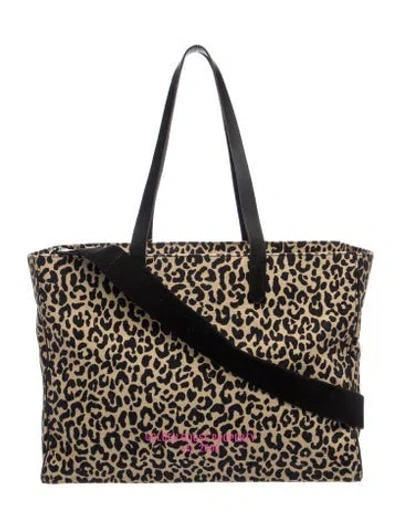 Pre-owned Golden Goose Canvas Tote In Neutral