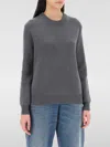 Golden Goose Cotton Dany Pullover With Lettering In 蓝色
